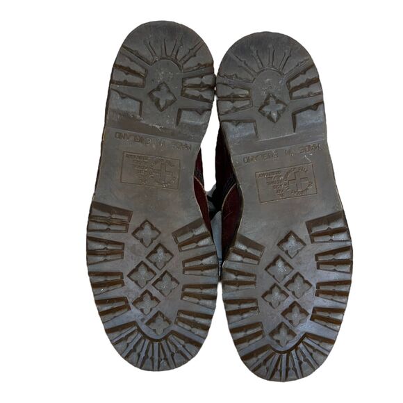 Vintage Doc Martens 6 Eye Oxblood Cherry Red Leather Combat Boots Mens UK 6 - Picture 6 of 7